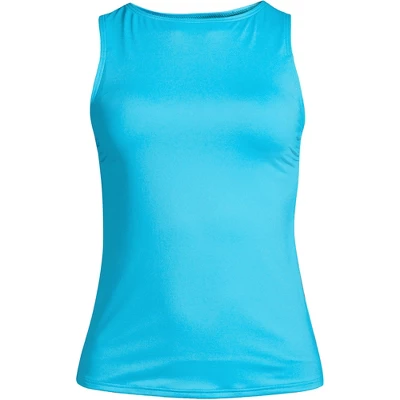 Lands' End Women's High Neck UPF 50 Modest Tankini Top Swimsuit 11 Lands' End Women's High Neck UPF 50 Modest Tankini Top Swimsuit - Image 9