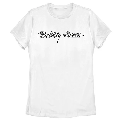 Women's Britney Spears Signature T-Shirt 6 Women's Britney Spears Signature T-Shirt - Image 4