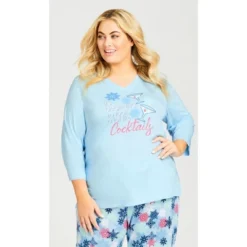 Women's Plus Size Cocktails Sleep Top - Blue | AVENUE -Avenue Clothing Shop GUEST 0701d13e 1335 45a9 8f84 367e39fb0178