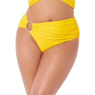Swimsuits For All Women’s Plus Size Side Ring Bikini Bottom 3 Swimsuits For All Women’s Plus Size Side Ring Bikini Bottom