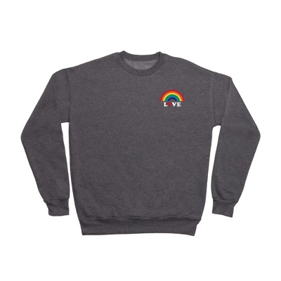 CynthiaF 70s Love Rainbow Sweatshirt - Deny Designs 7 CynthiaF 70s Love Rainbow Sweatshirt - Deny Designs - Image 5