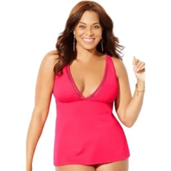 Swimsuits For All Women’s Plus Size Plunge Flared Tankini Top 9 Swimsuits For All Women’s Plus Size Plunge Flared Tankini Top -Avenue Clothing Shop GUEST 0ccec5f3 0692 4dbd 9466 61e9c2e893fb