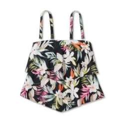 Women's Tropical Print Tiered Bandeau Tankini Top - Kona Sol™ Black 11 Women's Tropical Print Tiered Bandeau Tankini Top - Kona Sol™ Black -Avenue Clothing Shop GUEST 0dfc48aa 0fac 4b02 b178 4aaeca23ef44