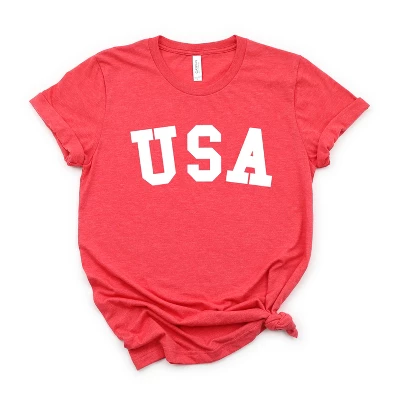 Simply Sage Market Women's USA Bold Short Sleeve Graphic Tee 4 Simply Sage Market Women's USA Bold Short Sleeve Graphic Tee - Image 2