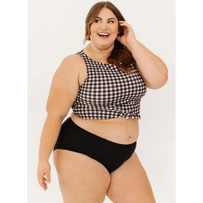 Lime Ricki Women's Black High-Waist Bottom 4 Lime Ricki Women's Black High-Waist Bottom - Image 2