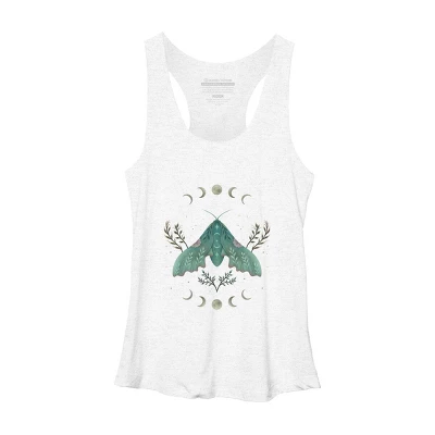 Women's Design By Humans Luna And Moth By EpisodicDrawing Racerback Tank Top 12 Women's Design By Humans Luna And Moth By EpisodicDrawing Racerback Tank Top - Image 10