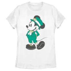 Women's Mickey & Friends Mousey Leprechaun T-Shirt -Avenue Clothing Shop GUEST 11ee2a91 c06b 422b a828 8fbb2a0ad33d