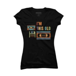 Junior's Design By Humans I'm This Old - Old Data Storage Media By DsgnCraft T-Shirt -Avenue Clothing Shop GUEST 120adbd2 fbaa 43fd bfaa 3f8930752516