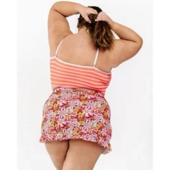 Lime Ricki Women's Groovy Blooms Ultra High-Waist Skirt W/ Bottoms -Avenue Clothing Shop GUEST 120bd530 a8fb 480d b98d 22ab7d4656fb