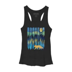 Women's Design By Humans Fox Forest Night By Maryedenoa Racerback Tank Top -Avenue Clothing Shop GUEST 130cae9f 1417 419c 90ef 5afad28a5824