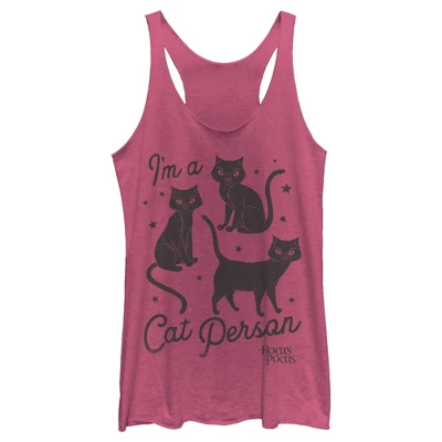 Women's Disney Hocus Pocus I'm A Cat Person Racerback Tank Top 4 Women's Disney Hocus Pocus I'm A Cat Person Racerback Tank Top - Image 2
