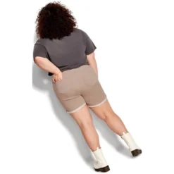 Women's Plus Size Mavis Short - Pink | SOCIETIE+