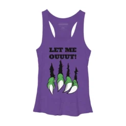 Women's Design By Humans Let The Monster Out Halloween By ArtStyleAlice Racerback Tank Top -Avenue Clothing Shop GUEST 14bfdad9 9882 4f8e ab6e 6b00836a9162