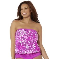 Swimsuits For All Women’s Plus Size Bandeau Blouson Tankini Top 15 Swimsuits For All Women’s Plus Size Bandeau Blouson Tankini Top -Avenue Clothing Shop GUEST 15083a45 1e32 4866 922a 03d07102fcde