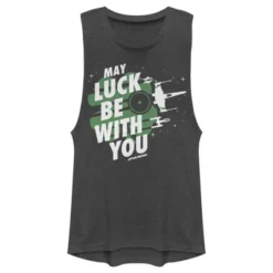 Junior's Star Wars X-Wing Starfighter St. Patrick's Day May Luck Be With You Festival Muscle Tee -Avenue Clothing Shop GUEST 16291a39 b83c 4390 9414 fe9662b164b5