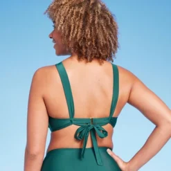 Women's Twist Center Front Bandeau Bikini Top - Shade & Shore™ Green -Avenue Clothing Shop GUEST 1869343f 8923 4968 b6cc e5becfb7dcac