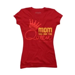 Junior's Design By Humans Mother's Day Mom You Are The Queen By Tmsarts T-Shirt -Avenue Clothing Shop GUEST 1a31d138 6337 49b6 952f a78c0122f96a