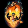 Junior's Design By Humans Halloween Spirit By AshenWorks T-Shirt