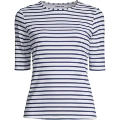 Lands' End Women's Crew Neck Elbow Sleeve Rash Guard UPF 50 Sun Protection Modest Swim Tee 19 Lands' End Women's Crew Neck Elbow Sleeve Rash Guard UPF 50 Sun Protection Modest Swim Tee -Avenue Clothing Shop GUEST 1c1017e1 7a29 4a94 b711 e66b4682b252