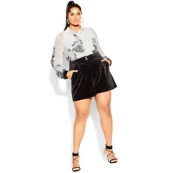 Women's Plus Size Nora Short - Black | CITY CHIC 7 Women's Plus Size Nora Short - Black | CITY CHIC -Avenue Clothing Shop GUEST 1c7eb622 dd33 47dc 8fff b3975eeae3cc