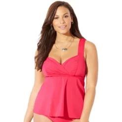 Swimsuits For All Women’s Plus Size Sweetheart Wrap Tankini Top -Avenue Clothing Shop GUEST 1de2134f 4e5c 4067 9b5c dcdc0aab2614