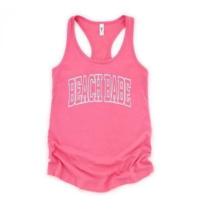 Simply Sage Market Women's Beach Babe Varsity Racerback Tank 5 Simply Sage Market Women's Beach Babe Varsity Racerback Tank - Image 3