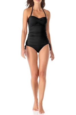 Anne Cole - Women's Twist Front Bandeaukini Swim Top 5 Anne Cole - Women's Twist Front Bandeaukini Swim Top - Image 3