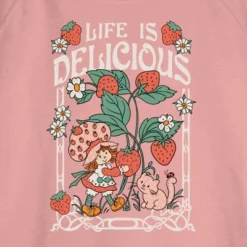 Junior's Strawberry Shortcake Life Is Delicious Sweatshirt