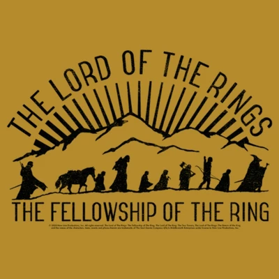 Junior's Lord Of The Rings Fellowship Of The Ring Mountain Silhouettes Festival Muscle Tee 3 Junior's Lord Of The Rings Fellowship Of The Ring Mountain Silhouettes Festival Muscle Tee