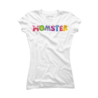 Junior's Design By Humans Cute Momster Cartoon Monster By Averilshop T-Shirt 5 Junior's Design By Humans Cute Momster Cartoon Monster By Averilshop T-Shirt - Image 3