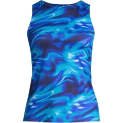 Lands' End Women's Long Chlorine Resistant High Neck UPF 50 Sun Protection Modest Tankini Swimsuit Top -Avenue Clothing Shop GUEST 225d5cb0 7d13 4629 8087 14d04c72aa45