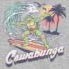 Junior's Teenage Mutant Ninja Turtles Retro Cowabunga Michelangelo T-Shirt