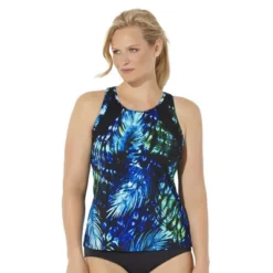 Swimsuits For All Women’s Plus Size Chlorine Resistant High Neck Racerback Tankini Top 16 Swimsuits For All Women’s Plus Size Chlorine Resistant High Neck Racerback Tankini Top -Avenue Clothing Shop GUEST 2465816c a197 49a1 8eba 40153b00a318