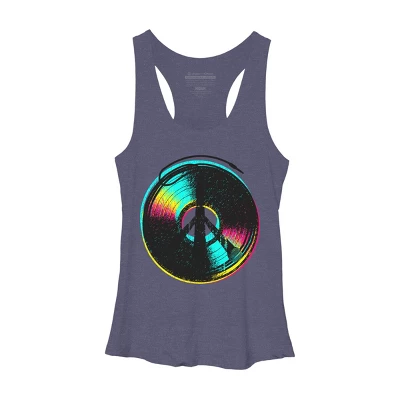 Women's Design By Humans Colors And Music By Clingcling Racerback Tank Top 6 Women's Design By Humans Colors And Music By Clingcling Racerback Tank Top - Image 4