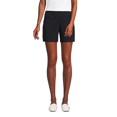 Lands' End Women's Starfish Mid Rise 7" Pull On Shorts 4 Lands' End Women's Starfish Mid Rise 7" Pull On Shorts - Image 2