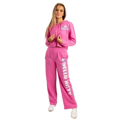 SANRIO Hello Kitty Adult Zip Up Hoodie And Jogger Set 7 SANRIO Hello Kitty Adult Zip Up Hoodie And Jogger Set - Image 5
