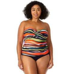Anne Cole Plus - Women's Twist Front Bandeaukini Swim Top 11 Anne Cole Plus - Women's Twist Front Bandeaukini Swim Top -Avenue Clothing Shop GUEST 2b58a117 3675 48fa a573 d766483a35d4