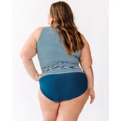 Lime Ricki Women's Indigo Stripe Boat-Neck Tankini Top 10 Lime Ricki Women's Indigo Stripe Boat-Neck Tankini Top -Avenue Clothing Shop GUEST 2ba1735c 05da 461f a425 7c13d2071d1f