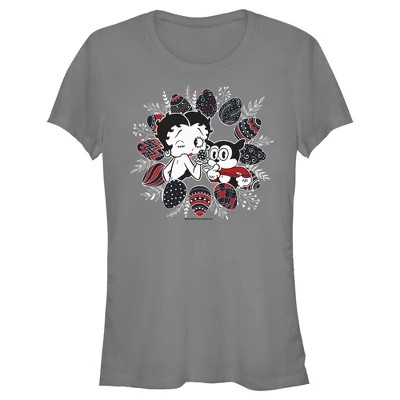 Junior's Betty Boop Easter Egg Frame T-Shirt 5 Junior's Betty Boop Easter Egg Frame T-Shirt - Image 3