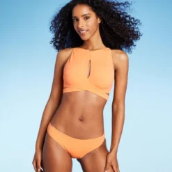 Women's High Neck Cut Out Underwire Bikini Top - Shade & Shore™ Orange -Avenue Clothing Shop GUEST 2e1db8cf 80c8 4a0e bc73 6e18417eba0f