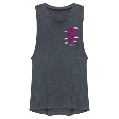 Junior's Rebel Girls Who Says The Sky’s The Limit Festival Muscle Tee 5 Junior's Rebel Girls Who Says The Sky’s The Limit Festival Muscle Tee - Image 3