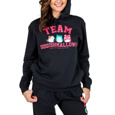Squishmallows Team Juniors Black Hoodie And Joggers Set 3 Squishmallows Team Juniors Black Hoodie And Joggers Set