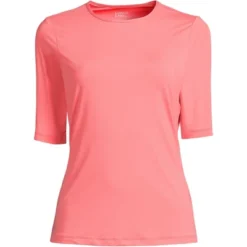 Lands' End Women's Crew Neck Elbow Sleeve Rash Guard UPF 50 Sun Protection Modest Swim Tee 26 Lands' End Women's Crew Neck Elbow Sleeve Rash Guard UPF 50 Sun Protection Modest Swim Tee -Avenue Clothing Shop GUEST 344f2bd1 e4ca 4b1e ae11 99dd675b3325