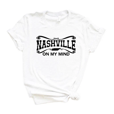 Simply Sage Market Women's Nashville On My Mind Short Sleeve Graphic Tee 5 Simply Sage Market Women's Nashville On My Mind Short Sleeve Graphic Tee - Image 3