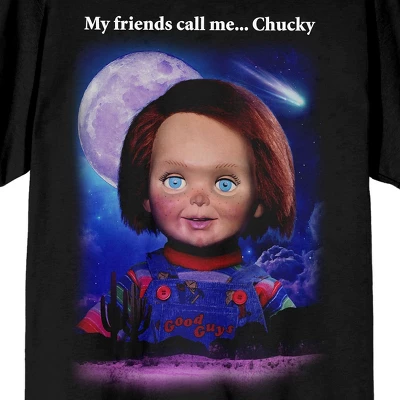 Chucky My Friends Call Me Chucky Women's Black T-shirt 3 Chucky My Friends Call Me Chucky Women's Black T-shirt