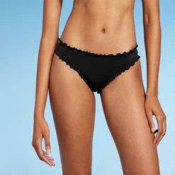 Women's Ruffle Extra Cheeky Bikini Bottom - Shade & Shore™ Black -Avenue Clothing Shop GUEST 36989d0e 4831 484e ba8a 900ec6e3aa58