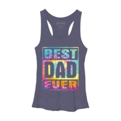 Women's Design By Humans Vintage Tie Dye Best Dad Ever By Racerback Tank Top -Avenue Clothing Shop GUEST 3dc99f31 5722 4654 8676 05d2fa1e3ed7