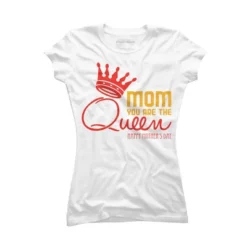 Junior's Design By Humans Mother's Day Mom You Are The Queen By Tmsarts T-Shirt -Avenue Clothing Shop GUEST 3de6ad42 d9f3 4e2e 9b6a 56f53006d6d3