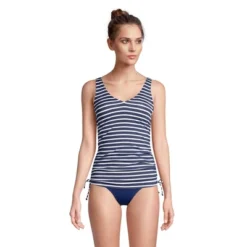 Lands' End Women's Chlorine Resistant Adjustable V-neck Underwire Tankini Swimsuit Top Adjustable Straps -Avenue Clothing Shop GUEST 3e6a3de8 3f5c 4e5a aefc 18f286f8e6e7