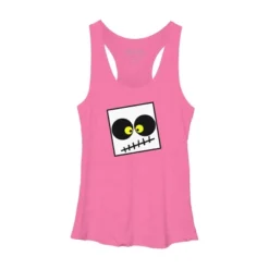 Women's Design By Humans Square Skull By LonaMisa Racerback Tank Top -Avenue Clothing Shop GUEST 3f06309d 8b1a 4436 b55c 420ec37bc010